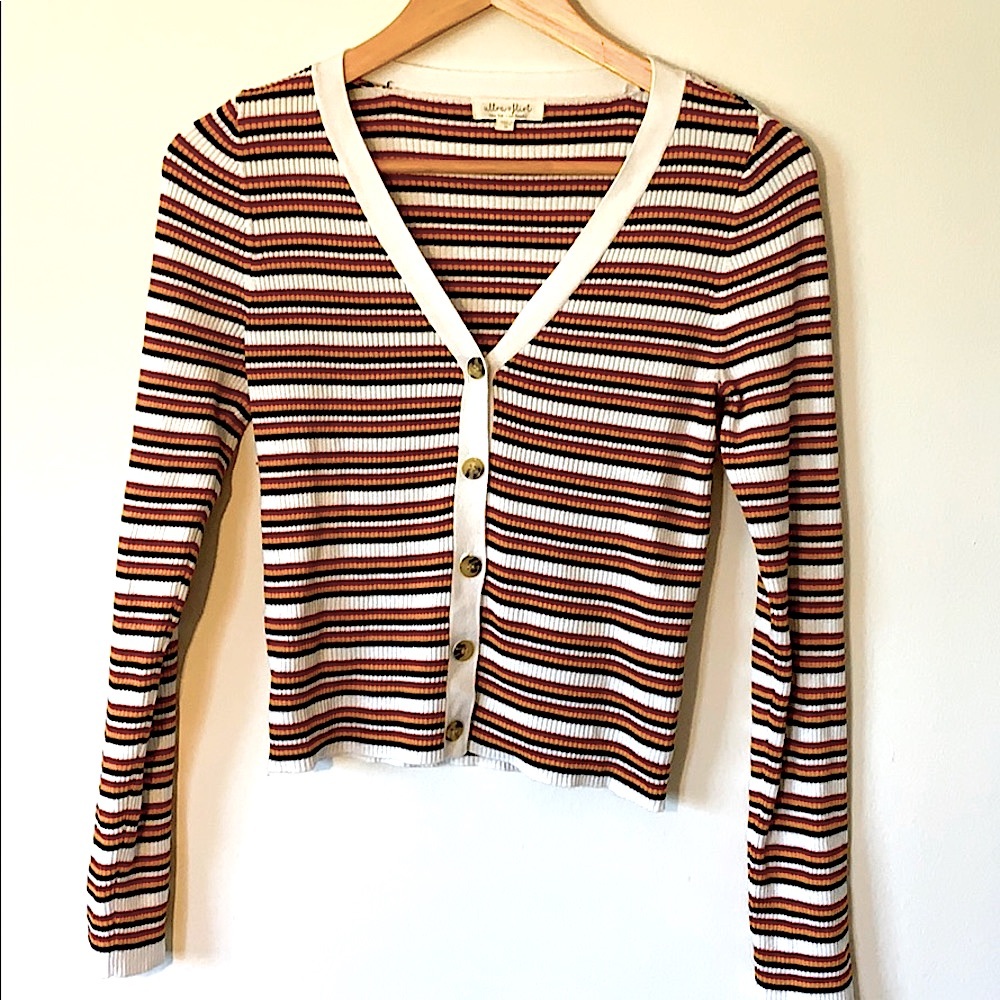 Button up sweater